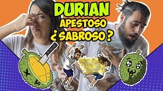 DURIAN a qué sabe la FRUTA MÁS APESTOSA del MUNDO [upl. by Ahsiuq]