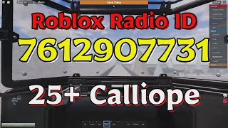 Calliope Roblox Radio CodesIDs [upl. by Sammer]