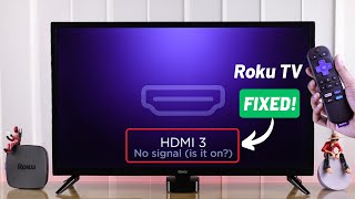 HDMI No Signal Is It On on Roku TV  Fixed [upl. by Enomes]