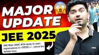 JEE Main 2025 Dates 🔥 UPDATE📢 [upl. by Clauddetta]