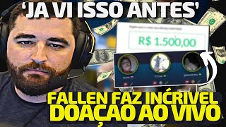 FALLEN FAZ INCRÍVEL DOAÇÃO PARA UM TIME RANDOM E DIZ PRÓXIMOS PASSOS DA FURIA [upl. by Izzy267]