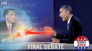 FINAL DEBATE SONGIFIED Obama vs Romney 2012 [upl. by Torrence]