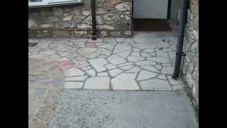 How to Clean a Patio Path that is Slippery due to Mould and Dirt The Easy Way Video 2 of 2 [upl. by Oirasec]