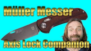 Neues Knaller Messer von Müller I Axis Lock Companion I S90V I Schneidteufel I Top I untermesserung [upl. by Corey554]