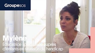 CES MÉTIERS ENGAGÉS  Mylène éducatrice spécialisée auprès denfants en situation de handicap [upl. by Eldorado]