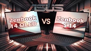 Asus Zenbook 14 OLED vs Zenbook S 14  spec review amp comparison [upl. by Mccahill365]