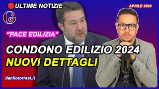 Maggiori dettagli sul Nuovo CONDONO EDILIZIO “Pace Edilizia” 2024 [upl. by Hnoj]