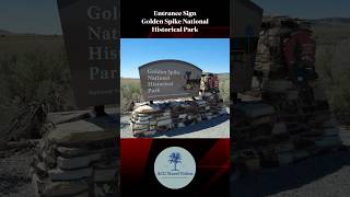 Entrance Sign at Golden Spike National Historical Park [upl. by Barcot]