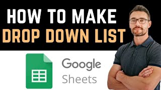 ✅ How To Make a Drop Down List in Google Sheets Full Guide [upl. by Astto199]