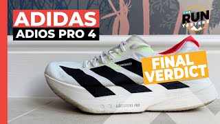 Adidas Adios Pro 4 Review Is this Adidas best carbon racer yet [upl. by Kipper]