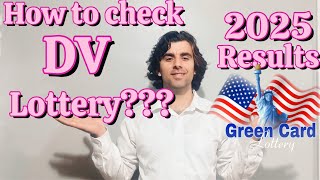 How To Check DV Lottery 2025 Results [upl. by Namsaj]