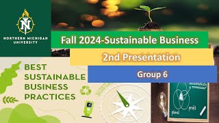 2024 Fall Sustainable Business 2nd Presentation Group 6 [upl. by Aknahs]