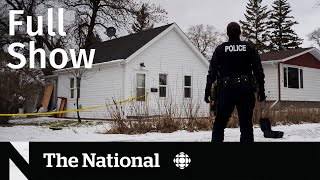 CBC News The National  1stdegree murder charges in Manitoba deaths [upl. by Raskind]