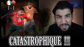 Un match HORRIBLE du Maroc contre la Cote dIvoire   Debrief Maroc vs Cote dIvoire 11 [upl. by Maribel]