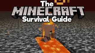 Transporting Villagers Using Lava ▫ The Minecraft Survival Guide Part 212 [upl. by Nyllaf]