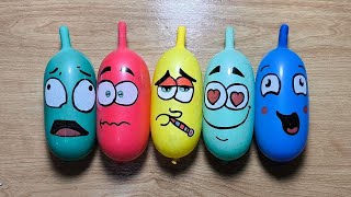 BALLOONS Slime  Making Slime with Funny Balloons  Satisfying Slime video [upl. by Buatti795]