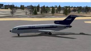 Trafego aéreo da VASP V50 FSX parte 1 [upl. by Airakaz]