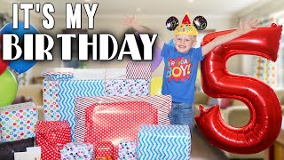 Michaels 5th Birthday Party and a HUGE Surprise Gift [upl. by Meingolda]