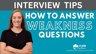 Good Weakness for a Job interview Tips and 4 Examples [upl. by Atterbury562]