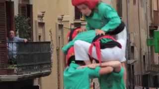 Castellers de Vilafranca  Tocant el Cel  Ainoa Sadia [upl. by Inamik629]