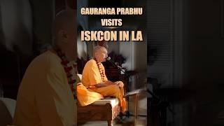 Tour of the Beautiful ISKCON Temple in Los Angeles  gaurangadas shorts [upl. by Prissie]