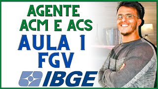 Concurso IBGE 2022  Raciocínio Lógico Quantitativo ACM e ACS  Aritmética FGV  Censo Demográfico [upl. by Ahseenal]