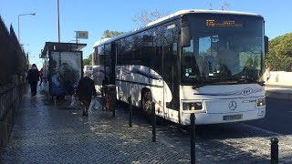 TST Transportes Sul Tejo  MercedesBenz O550 Integro Evobus  Bus 210  CarreiraLine 176 1440p [upl. by Efrem748]