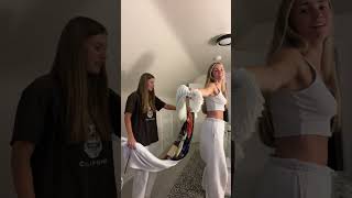 Impossible blanket challenge 😲 🎥 BViralgracekleiboerr [upl. by Atinuj503]