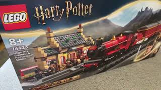 Lego Harry Potter Hogwarts Express amp Hogsmeade Station  76423  speed build [upl. by Assedo]