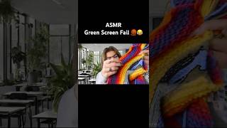 ASMR Magical Knitting 🧶😂 asmr asmrsounds knitting greenscreen greenscreenvideo [upl. by Corley608]