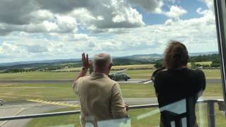 Airshow Coburg 2017  Transall Landing  Tower View [upl. by Zednanreh]