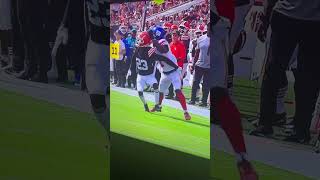 Malik Nabers with an incredible catch against the Cleveland Browns NYgiants [upl. by Imojean]