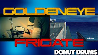 GoldenEye 007  Frigate N64 DrumKeyboardBassGuitar Cover DonutDrums [upl. by Kay]