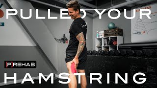 Pulled Hamstring Rehab How To Manage A Hamstring Strain  Episode 31 [upl. by Cosmo262]