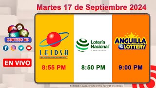 Lotería Nacional LEIDSA y Anguilla Lottery en Vivo 📺│Martes 17 de Septiembre 2024  855 PM [upl. by Velda]