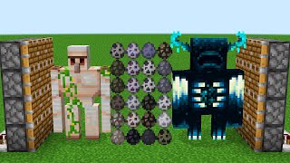 x30 iron golems and x30 wardens and x999 wolfs eggs combined [upl. by Kowal]