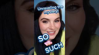 Unraveling the Mystery SO vs SUCH shorts viral english [upl. by Shoshanna705]