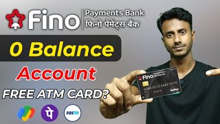 Fino payment bank account opening  Fino bank account opening online mobile  Fino account opening [upl. by Bryna]