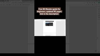 3D modeling in Blender for beginners free Blender guide blender3d 3dmodeling [upl. by Avigdor]