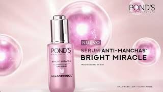 Prueba el nuevo sérum POND´S® Bright Miracle con NIASORCINOL™ [upl. by Jana]