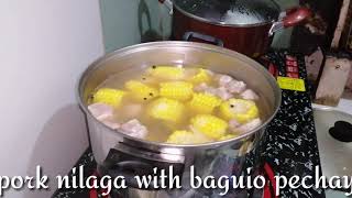 A DAY IN OUR LIFE VLOG 101 PORK NILAGA WITH PECHAY BAGUIO [upl. by Cordier]