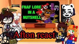 Aftons react to Fnaf lore in a nutshell gacha [upl. by Elly]