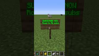 Minecraft How To Dye Signs Any Color😳minecraft signhack viral [upl. by Haneehs]