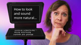 SECRETS to reading a teleprompter  From Awkward to Natural [upl. by Chouest]