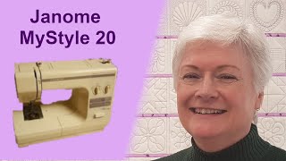 Janome My Style 20  Threading and Basics [upl. by Oivlis]