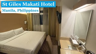 St Giles Makati Hotel Manila Philippines 2024  Room Tour Breakfast Facilities [upl. by Renata]