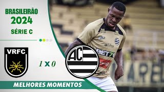 Volta Redonda 1 x 0 Athletic serie C 2024 GOLS e MELHORES Momentos Final Futebol NORTISTA é aqui [upl. by Orvil]