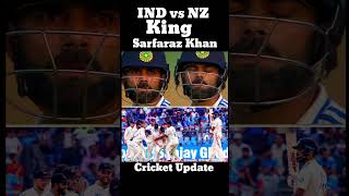 King Sarfaraz Khan IND vs NZ shorts india indvsaus australia viratkohli rohitsharma [upl. by Florence]