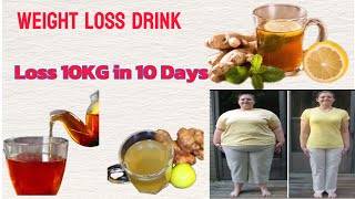 Loss 10kG in 10 days Guarantee results Azmooda totka Weight loss drink👌 [upl. by Constantine]