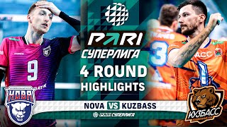 Nova vs Kuzbass  HIGHLIGHTS  4 Round  Pari SuperLeague 2025 [upl. by Nickola]